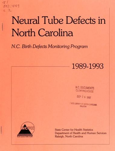 Neural tube defects in North Carolina