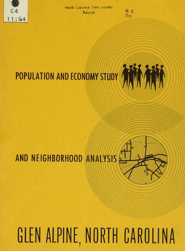 Population and economy study and neighborhood analysis