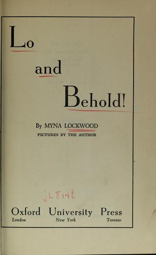 Lo and behold!