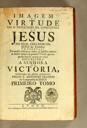 Imagem da virtude em o noviciado da Companhia de Jesus no Real Collegio de Jesus de Coimbra em Portugal