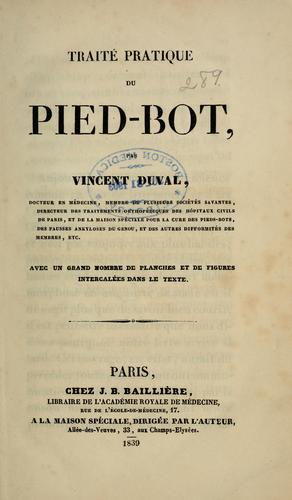 Traité pratique du pied-bot