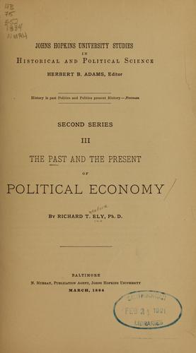 The past and the present of political economy
