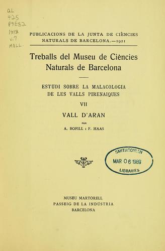 Estudi sobre la malacologia de les valls pirenaiques