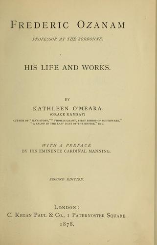 Frederic Ozanam, professor at the Sorbonne