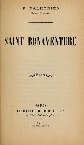 Saint Bonaventure