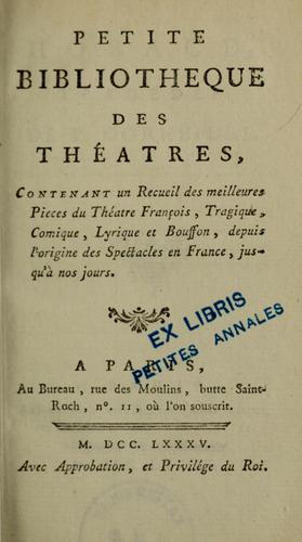Petite bibliothèque des théâtres