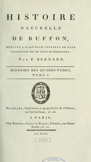 Histoire naturelle de Buffon