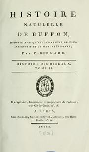 Histoire naturelle de Buffon