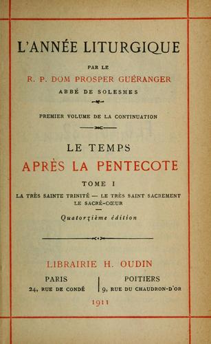 L'Année liturgique