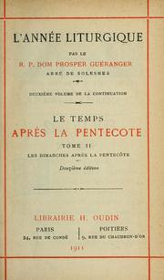 L'Année liturgique