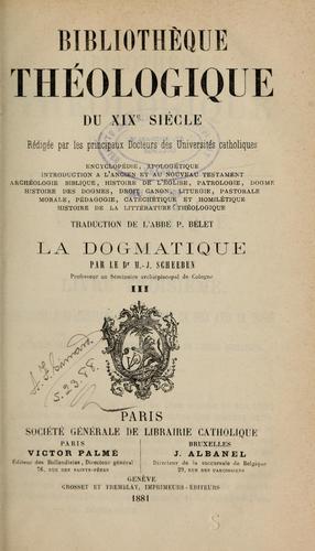 La Théologie dogmatique