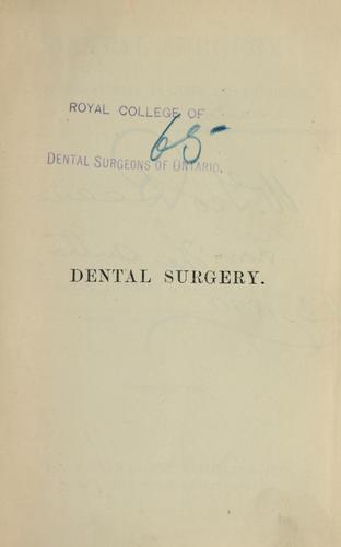 Dental surgery