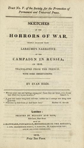 Sketches of the horrors of war