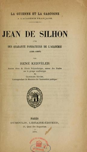 Jean de Silhon