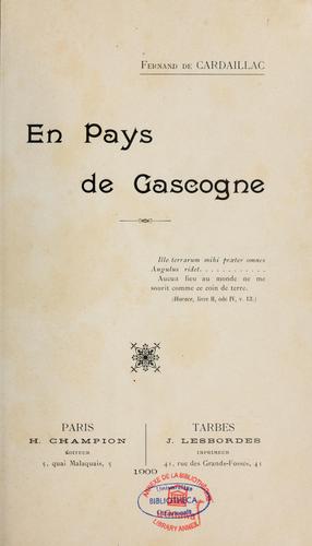 En pays de Gascogne