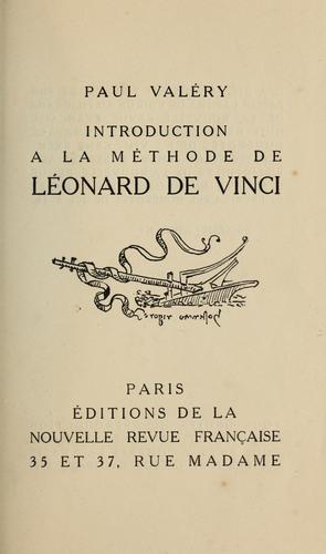 Introduction à la méthode de Léonard de Vinci