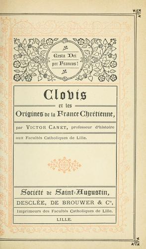 Clovis et les origines de la France chrétienne