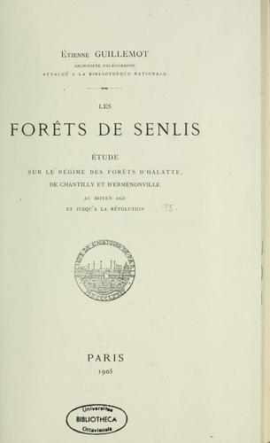 Les forêts de Senlis