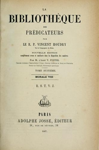 La bibliothèque des prédicateurs