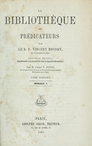La bibliothèque des prédicateurs