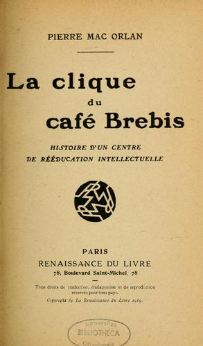 La clique du café Brebis