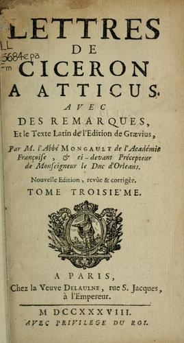 Lettres à Atticus