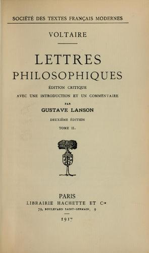Lettres philosophiques