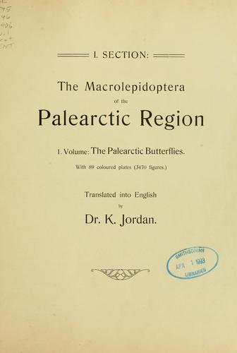 The Macrolepidoptera of the world
