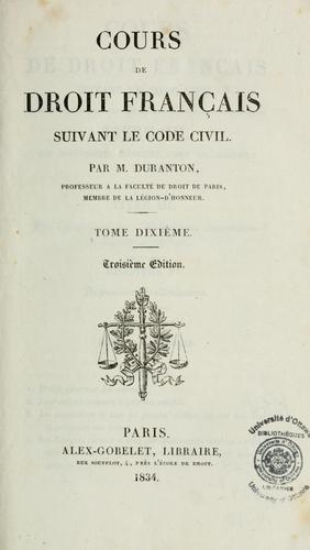 Cours de droit français