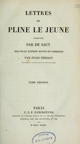 Lettres de Pline de Jeune