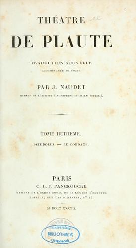 Théâtre de Plaute