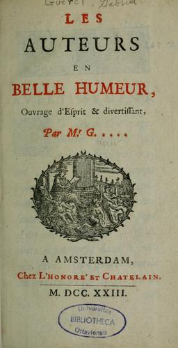 Les Auteurs en belle humeur