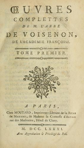 Oeuvres complettes
