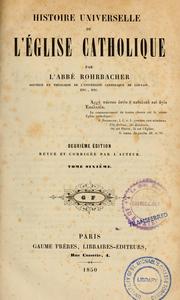 Histoire universelle de l'église catholique