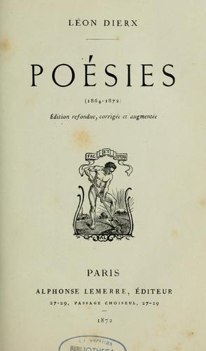 Poésies (1864-1872)