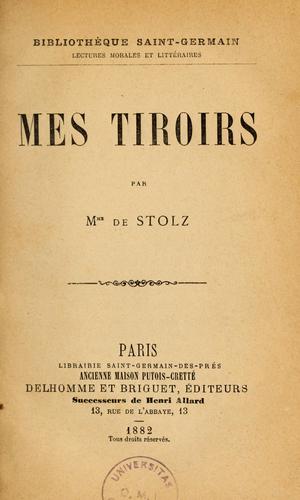 Mes tiroirs