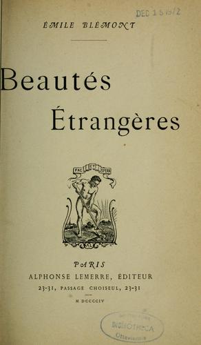 Beautés étrangères