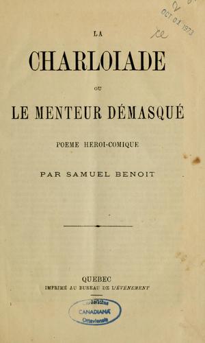 La charloïade, ou, Le menteur démasqué