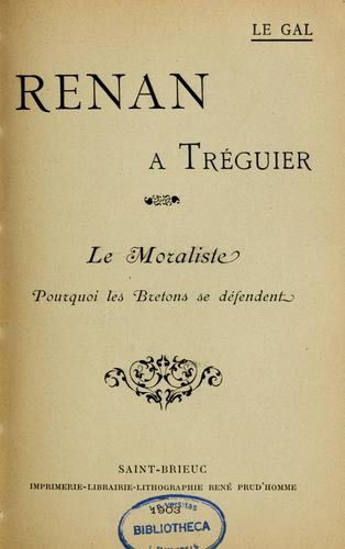 Renan à Tréguier