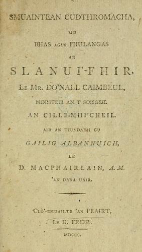 Smuaintean cudthromacha, mu bhas agus fhulangas ar Slanui'-fhir