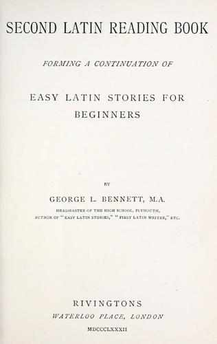 Second Latin reading book