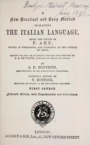 A new practical and easy method of learning the Italian langage