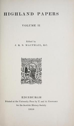 Highland papers