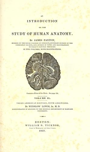 An introduction to the study of human anatomy