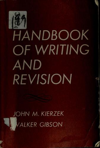 A handbook of writing and revision