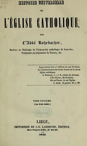 Histoire universelle de l'Église catholique