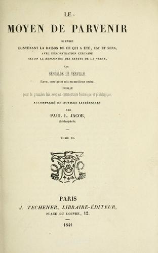 Le moyen de parvenir