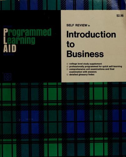 Programmed learning aid for Introduction to business