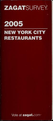 New York City restaurants 2005