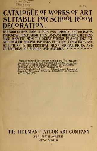 Catalogue of works of art suitable for school-room decoration...